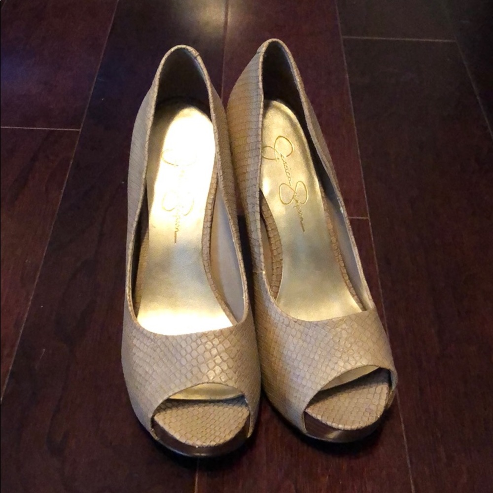 Jessica Simpson Peep-Toe Pumps
